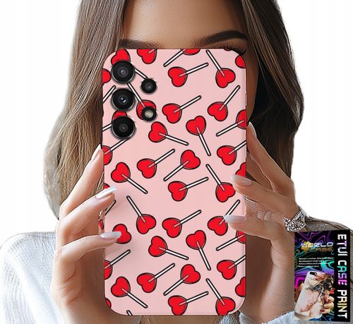 ETUI DO SAMSUNG GALAXY A32 5G - KOBIECE, MODNE WZORY LIZAKI W SERCA CASE na Arena.pl
