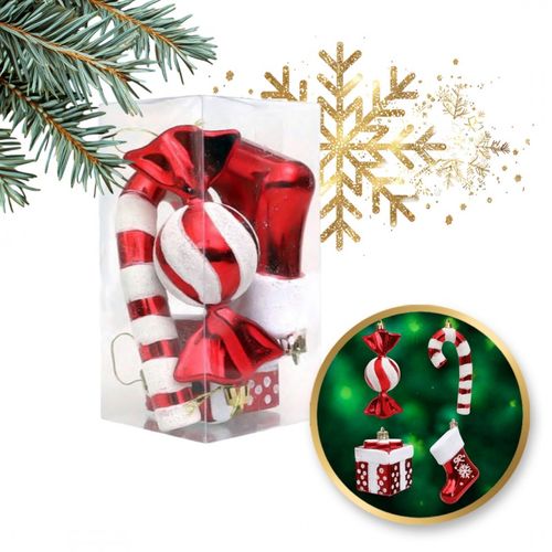 komplet bombek cukierki 4 szt xl czerwone w opakowaniu bsn51 na Arena.pl