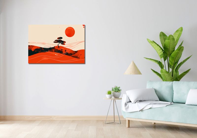 Obraz 90x60cm Czerwone Pustynne Pejzaże zdjęcie 2