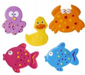 Canpol zabawki kąpielowe mini maty do wanny 5 szt.