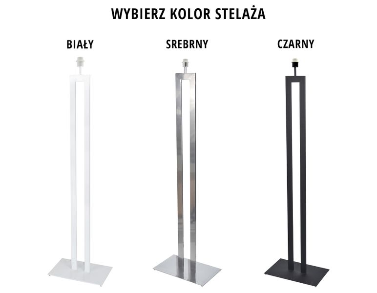 Designerska lampa podłogowa do salonu TORONTO zdjęcie 19