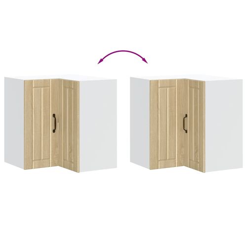 Szafka ścienna narożna kuchenna, Lucca, dąb sonoma na Arena.pl