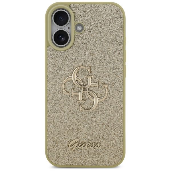 Etui Guess Fixed Glitter Big 4G do iPhone 17 złoty zdjęcie 3