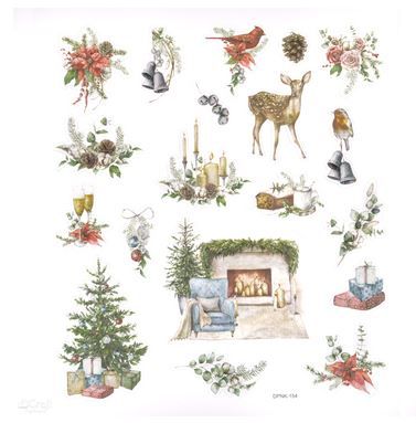 NAKLEJKI Z BROKATEM - LOVABLE CHRISTMAS - HOME DP CRAFT zdjęcie 1