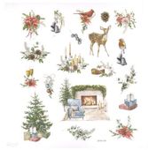 NAKLEJKI Z BROKATEM - LOVABLE CHRISTMAS - HOME DP CRAFT