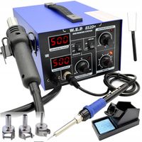 Stacja lutownicza SPAWARKA 2w1 HOTAIR WEP 852D+ 700W hot air