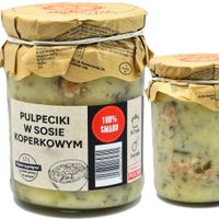 Mielczarek PULPECIKI W SOSIE KOPERKOWYM GOTOWE DANIE MIĘSNE 490g 0,49KG