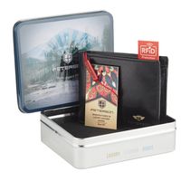 skórzany, średni portfel męski z systemem rfid - peterson