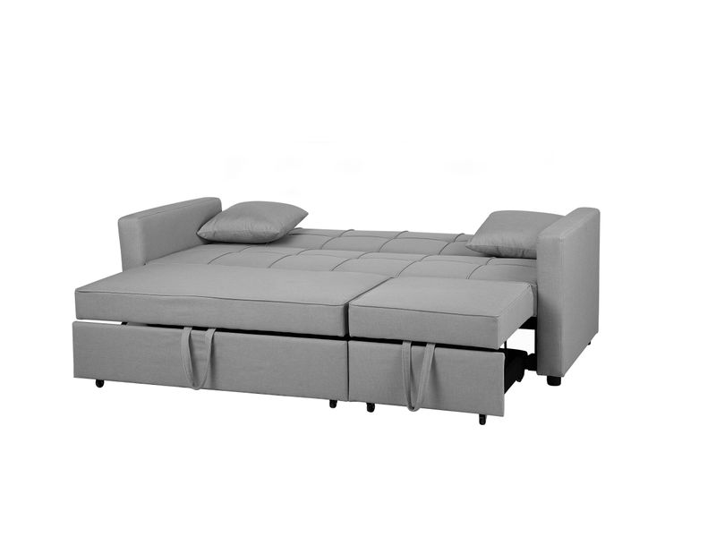 Sofa rozkładana jasnoszara GLOMMA zdjęcie 7