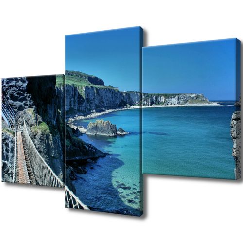Obraz 90X60 Widok Z Mostu Carrick-A-Rede na Arena.pl