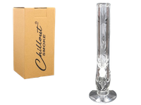 Bongo Lodowe Wygięte Chillout Smoke Wysokość 40 cm z Listkami Marihuany