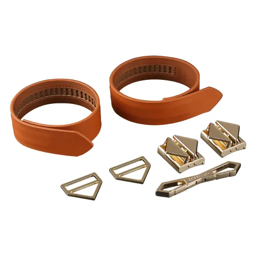 lockink zestaw kajdanek i uprzęży, regulowane, brązowy na Arena.pl