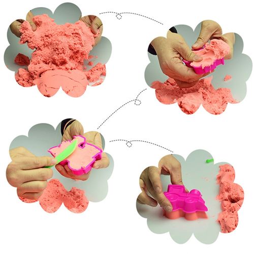 Piaskownica + Piasek Kinetyczny 3Kg + Foremki na Arena.pl