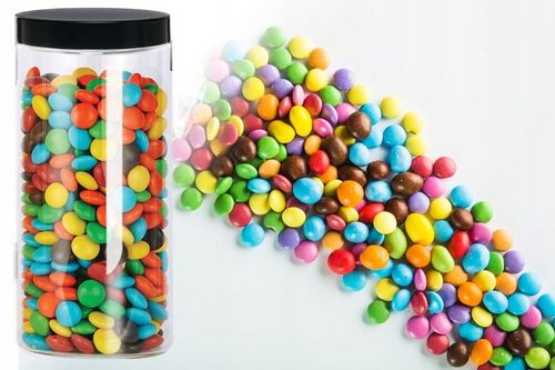 12x Słoik Plastikowy PET Pojemniki 1,5l Makaron Żywność Pojemnik 1500ml na Arena.pl