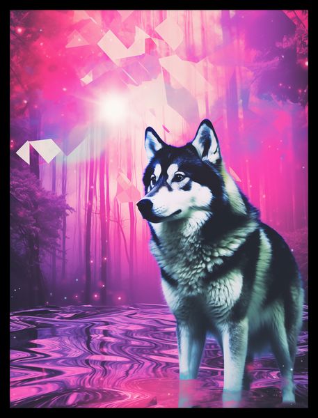 Plakat 30x40cm Wilczy Duch zdjęcie 2