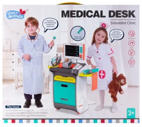 ZESTAW MAŁEGO LEKARZA STACJA MEDYCZNA PIELĘGNIARKA na Arena.pl