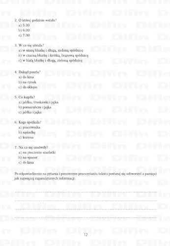 Karty pracy do ćwiczeń funkcji poznawczych. Część 3 na Arena.pl