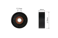 ROLKA NAPINACZA PASKA WIELOROWKOWEGO FORD TRANSIT TOURNEO 1996 1997 1998