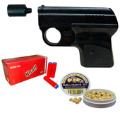 PISTOLET HUKOWY START 1 + 100 SZTUK AMUNICJI + 50 SZTUK RAC PISTOLETOWYCH