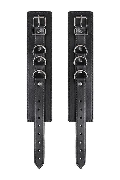 Anonymo Handcuffs, Pu Leather, Black, 26.5 Cm zdjęcie 5