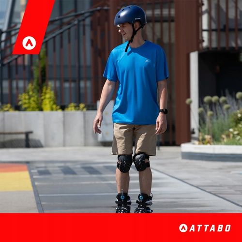 Rolki męskie ATTABO Bliss 43 REKREACYJNE ABEC-7 KÓŁKA 80mm ALUMINIOWA PŁOZA na Arena.pl