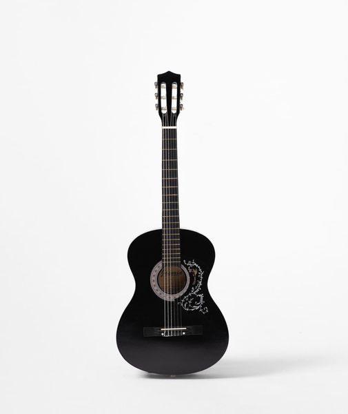 Gitara klasyczna 3/4 7/8 Black Czarna od 12 lat dla dzieci i dorosłych zdjęcie 9