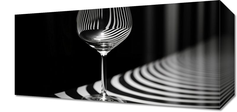 Obraz 40x20cm Refleksje nad Szkłem zdjęcie 1