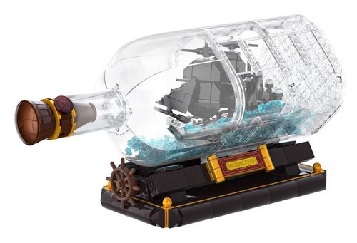 Zestaw Klocków Statek Piracki W Butelce 822El. na Arena.pl