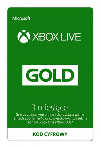 Microsoft GOLD Live na 3 miesiące na Arena.pl