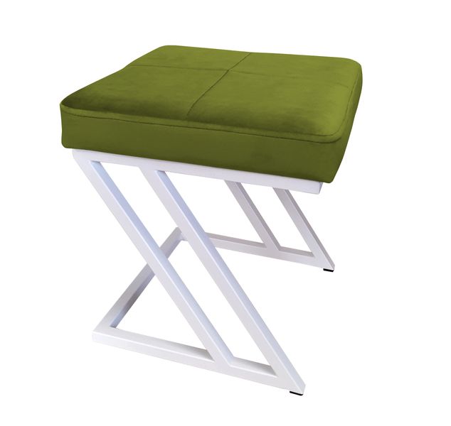 Pufa ZETA LOFT taboret podnóżek podstawa biała BL75 zdjęcie 1