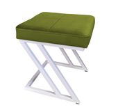 Pufa ZETA LOFT taboret podnóżek podstawa biała BL75