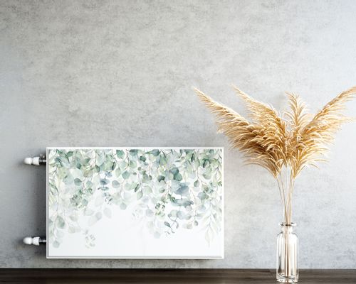 MASKOWNICA Magnetyczna Grzejnika Magnes Akwarelowe Listki 120cm x 60cm na Arena.pl