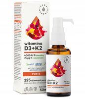 Aura Herbals WITAMINA D3 4000IU K2 MK7 FORTE krople 50ml