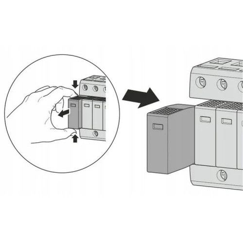 OGRANICZNIK PRZEPIĘĆ 3-FAZOWY 60KA B+C IP20 CE EN-61643-11 na Arena.pl