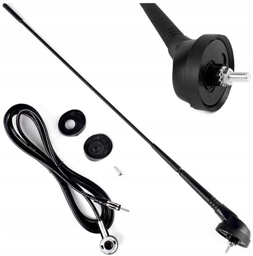 ANTENA SAMOCHODOWA 5MM ADAPTOR DŁ. 40CM na Arena.pl