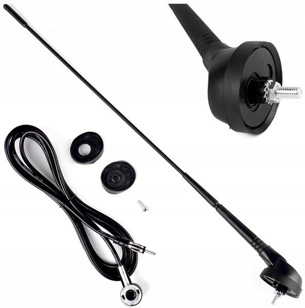 ANTENA SAMOCHODOWA 5MM ADAPTOR DŁ. 40CM zdjęcie 5