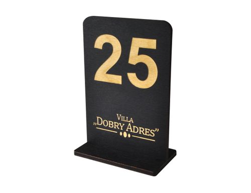 numerek numerki z logo na stolik do restauracji 10x15cm 10szt na Arena.pl