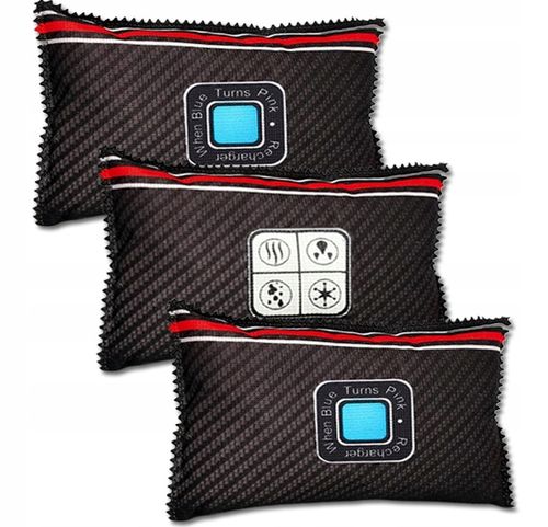 3x POCHŁANIACZ WILGOCI OSUSZACZ PARY DO SAMOCHODU AUTA NA ZAPAROWANE SZYBY na Arena.pl