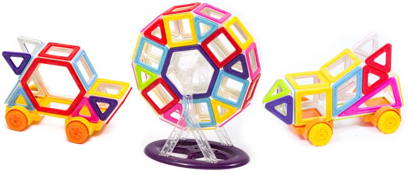 KLOCKI MAGNETYCZNE NOWE 76EL. zdjęcie 3