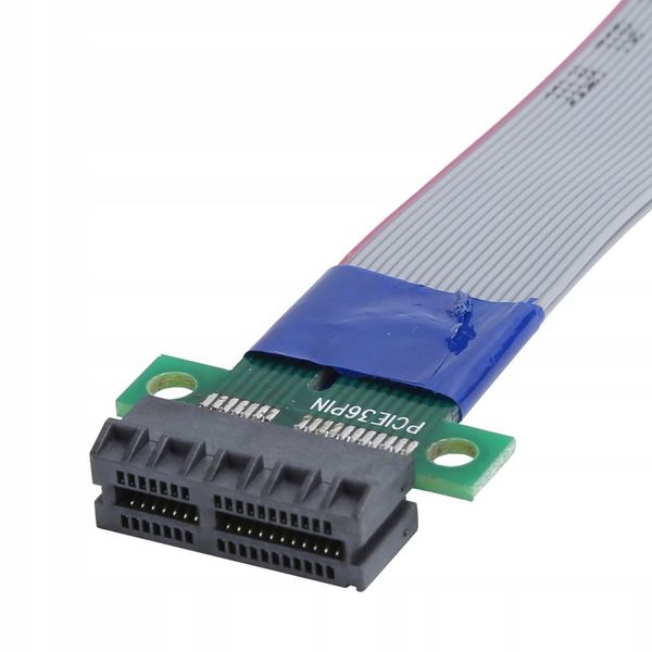 TAŚMA RISER PCI-E PCIE PCI EXPRESS 1X - 1X 26CM zdjęcie 7