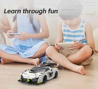 KLOCKI CADA ZDALNIE STEROWANY SAMOCHÓD WYŚCIGOWY AUTO FANTASMA 322 EL. DUAL