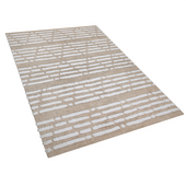 Dywan bawełniany 120 x 180 cm beżowy AHIRLI