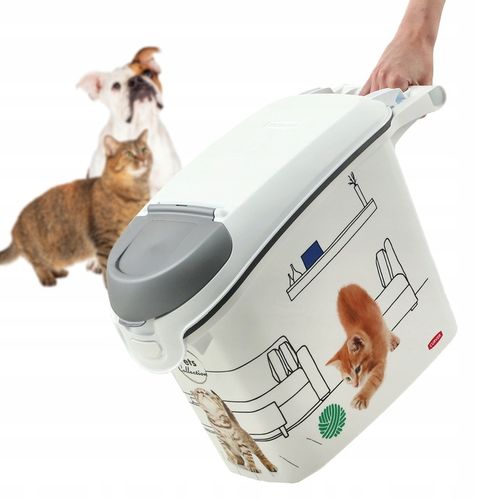 CURVER POJEMNIK NA SUCHĄ KARMĘ ŻWIREK DLA KOTA 15L na Arena.pl