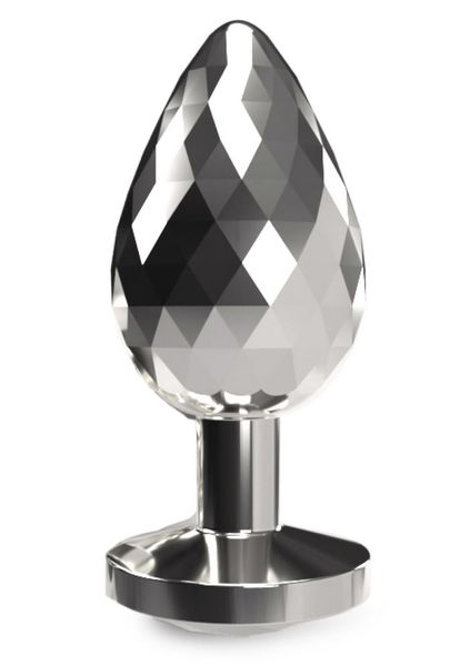 Disco Diamond Plug Large Silver zdjęcie 3