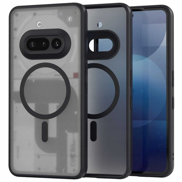 Spacecase Hybrid Mag Nothing Phone 3a black zdjęcie 1