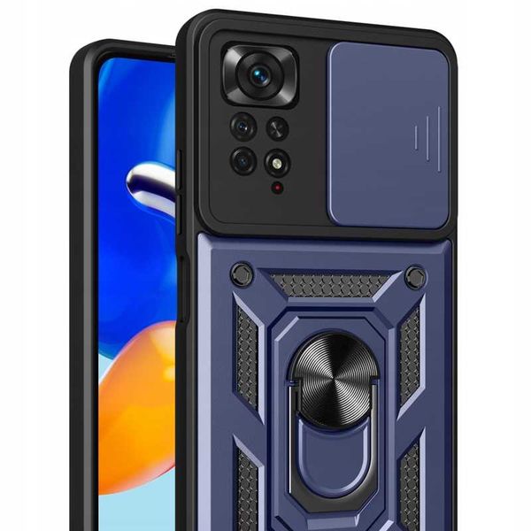 Spacecase Camring Redmi Note 11 Pro 5G Blue zdjęcie 3
