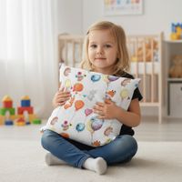 Bawełniana Poszewka Na Poduszkę – Balonowa Parada Zwierzaków