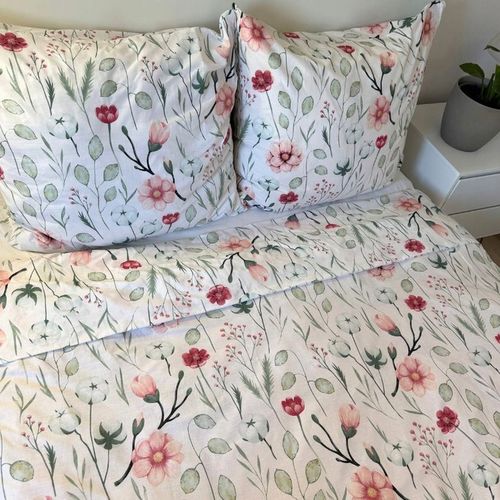 Komplet pościeli bawełna satynowa 200x220 70x80 dwustronna NOWE WZORY na Arena.pl