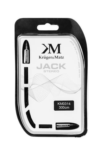 Kabel mini Jack 3,5mm AUX 3m Kruger&Matz na Arena.pl