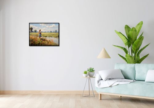Plakat 65x50cm Wiejski Spokój na Arena.pl